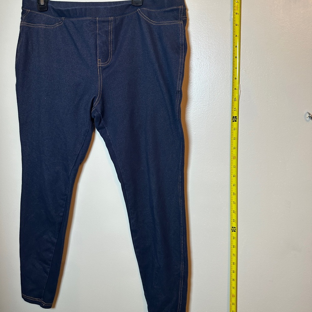 Dark Blue Denim Jeggings